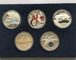 SADA 500 Kč DOPRAVNÍ PROSTŘEDKY PROOF , 2021 AŽ 2025
